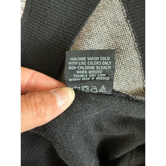 Studio by Omega Men’s Small Diamond Pattern Knit Mock Sweater - Picture 5 of 9